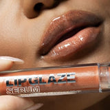 Palladio Lip Glaze Serum, Hydrating Lip Gloss with Peptides & Hyaluronic Acid Bellini Fizz