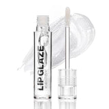Palladio Lip Glaze Serum, Hydrating Lip Gloss with Peptides & Hyaluronic Acid Crystal Ice
