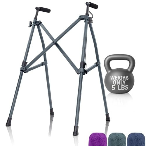 Vive Lightweight Narrow Foldable Rolling Walker for Seniors with Wheels
