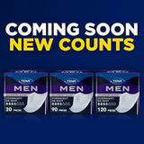 Tena Men Overnight Incontinence Protective Guard, Bladder Control, Discrete, Overnight Absorbency, 30 Count