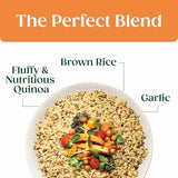 SEEDS of CHANGE Organic Quinoa & Brown Rice with Garlic Family Size, Organic Food, 17.3 Oz Pouch