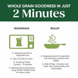 SEEDS of CHANGE Organic Quinoa & Brown Rice with Garlic Family Size, Organic Food, 17.3 Oz Pouch