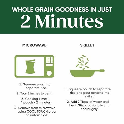 SEEDS of CHANGE Organic Quinoa & Brown Rice with Garlic Family Size, Organic Food, 17.3 Oz Pouch