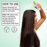Garnier Fructis Diamond Sleek Hair Shine Spray, Frizz Control and Heat Protectant 4.6 Fl Oz