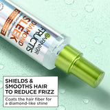 Garnier Fructis Diamond Sleek Hair Shine Spray, Frizz Control and Heat Protectant 4.6 Fl Oz