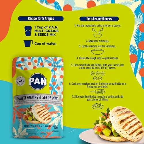 P.A.N. Multi Grains & Seeds Mix 16 Oz Pack of 1