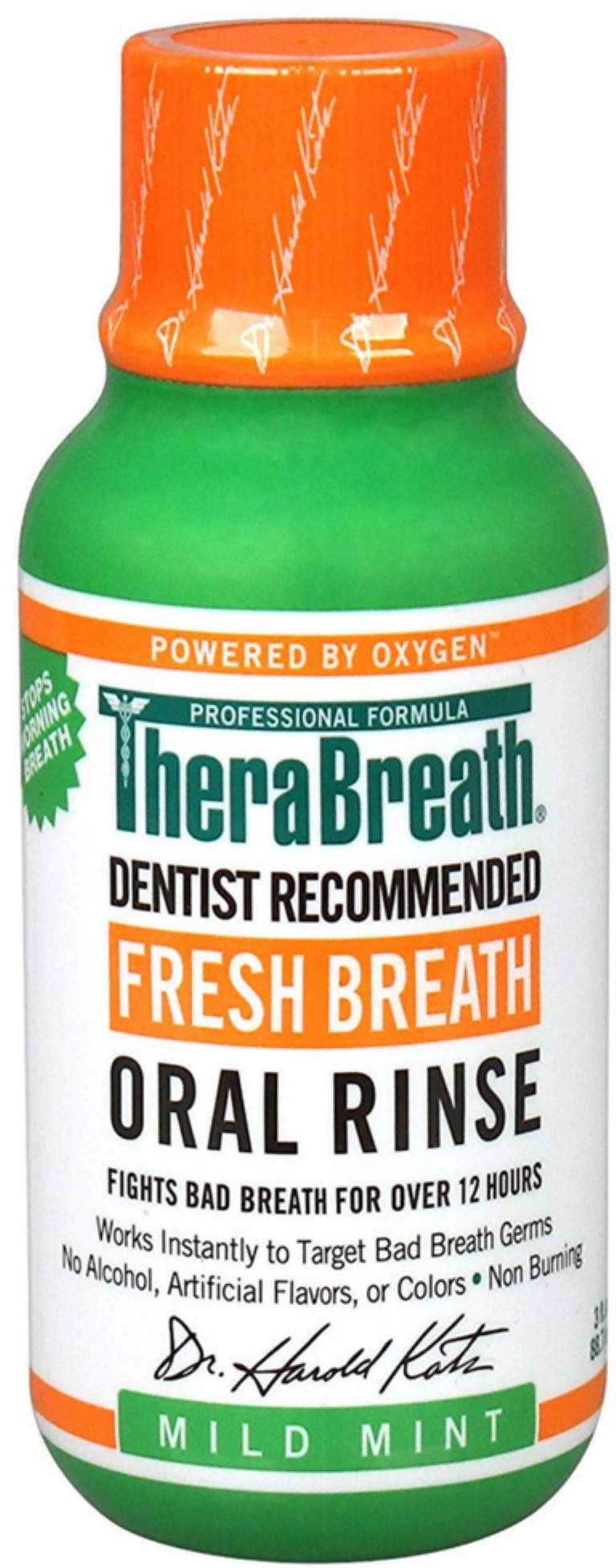 TheraBreath Fresh Breath Oral Rinse, Mild Mint, 3 oz
