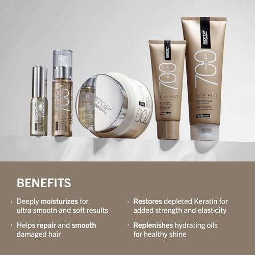 Biotop Professional 700 Keratin + Kale Hair Conditioner - Made with Vitamin E to Soften & Strengthen Strands - Nourishing + Moisturizing Conditioner