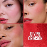 Maybelline Cloudtopia Whipped Blush Cheek & Lip Mousse, Divine Crimson, 2.03 fl oz