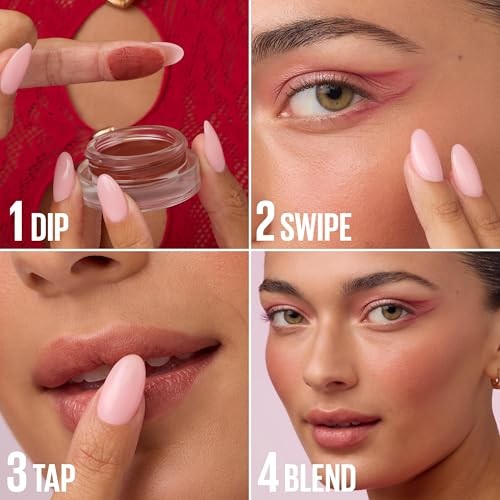 Maybelline Cloudtopia Whipped Blush Cheek & Lip Mousse, Divine Crimson, 2.03 fl oz