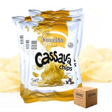 The Honest Price Store Cassava Chips, Sea Salted, Gluten-Free Vegan Yuca Snack, 2.5 oz