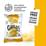 The Honest Price Store Cassava Chips, Sea Salted, Gluten-Free Vegan Yuca Snack, 2.5 oz
