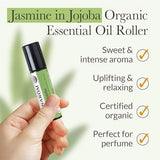 Pranarom Single Note Essential Oil Roll-On, Jasmine in Jojoba, 8 mL