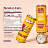 Fruga Passion Fruit Sparkling Prebiotic Soda 12 fl oz