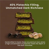 Rah Dark Dubai Chocolate Bar Pistachio 100g, Gourmet Chocolate Bar 3.5oz