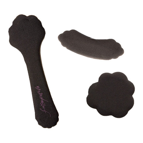 Foot Petals Triple Threat Shoe Cushion Kit Black One Size