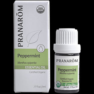 Pranarom USDA Certified Organic Peppermint Essential Oil (5ml)  100% Pure Undiluted Therapeutic Grade from India for Aromatherapy  Diffuser  Topical