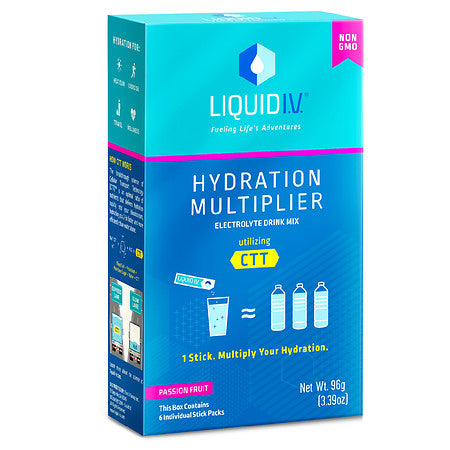 Liquid I.V. Hydration Multiplier Electrolyte Drink Mix Passionfruit