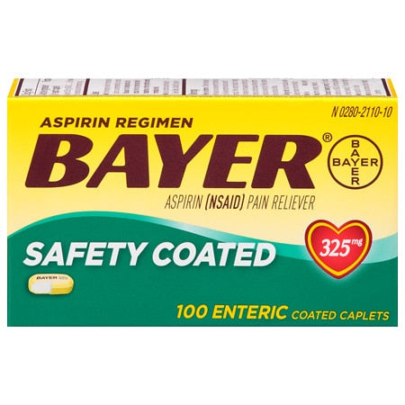 Bayer, Aspirin Regimen 100 Tabs 325 mg