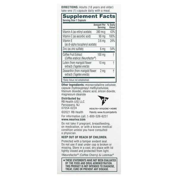 Schiff Neuriva Brain + Eye Capsules 30ct