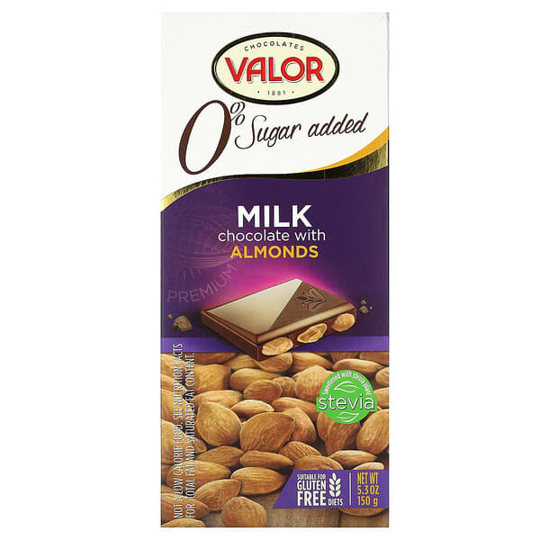 Valor Milk Chocolate With Almonds 8.75Oz