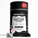 Betteralt Himalayan Pure Shilajit Gummies - 85+ Trace Minerals for Energy & Immunity Tamarind 60 Gummies