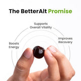 Betteralt Himalayan Pure Shilajit Gummies - 85+ Trace Minerals for Energy & Immunity Tamarind 60 Gummies