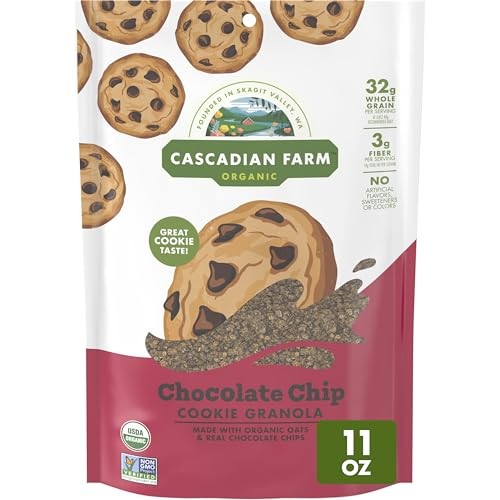 Cascadian Farm Chocolate Chip Cookie Granola, 11 oz