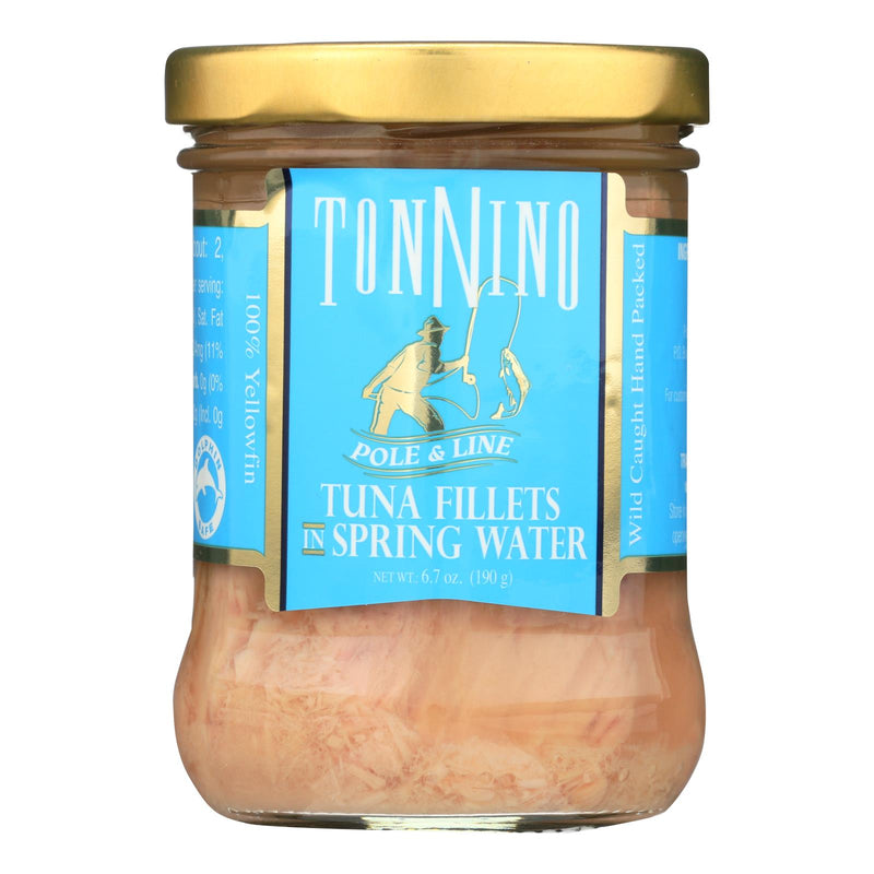Tonnino Non-GMO Tuna in Spring Water Yellowfin 6.7 Oz