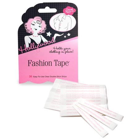 Hollywood Fashion Secrets Fashion Tape Is the Best Solution for Hiding Bra Straps, Securing Revealing Necklines, Holding up Strapless Tops and Elimina