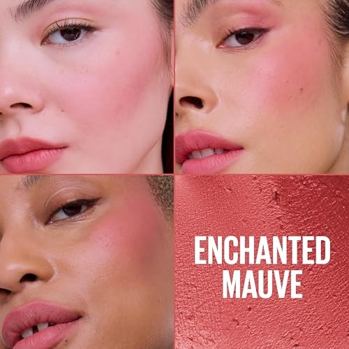 Maybelline Cloudtopia Whipped Blush Cheek & Lip Mousse, Enchanted Mauve, 2.03 fl oz