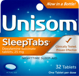 Unisom SleepTabs Doxylamine Succinate Sleep Aid, 32 ct