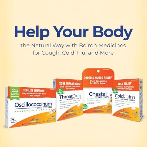Boiron Chestal Adult Cold & Cough Pellets, 2 Count