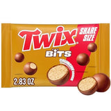 Twix Bits Cookie Caramel Milk Chocolate Candy, King Size, 2.83 oz