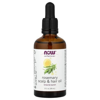 NOW Foods, Solutions, Rosemary Scalp & Hair Oil, 2 Fl Oz