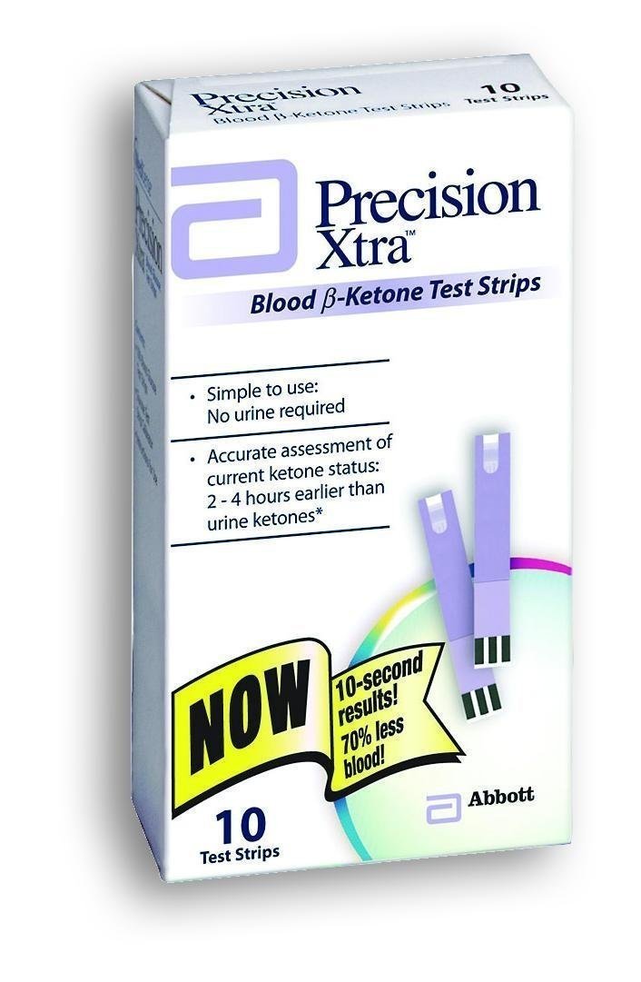 Precision Xtra Blood Glucose B-Ketone Test Strips 10 EA