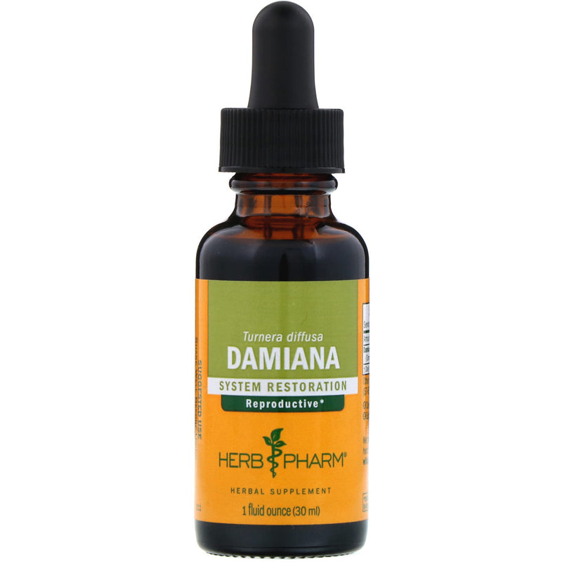 Herb Pharm Damiana Extract for Reproductive System Support 1oz