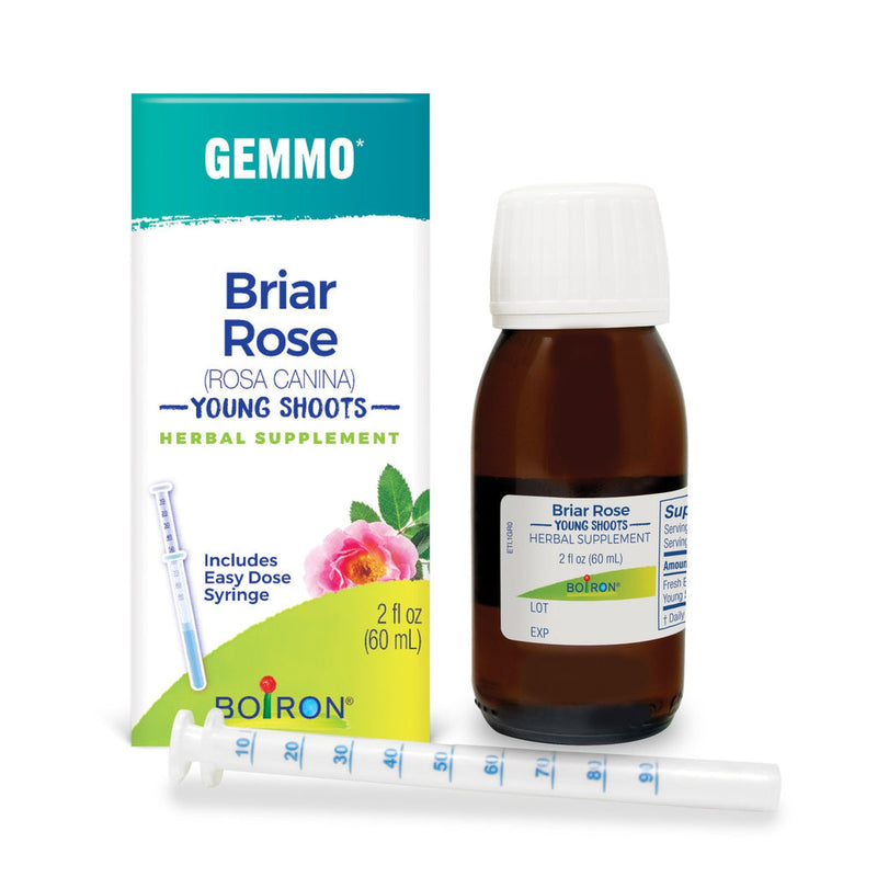 Boiron Gemmo Briar Rose Young Shoots Herbal Supplement Liquid, 2 fl oz