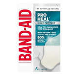 Band-Aid Pro Heal 5 Day Protect Hydrocolloid Bandages, Waterproof, Large, 6 ct