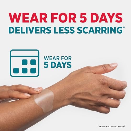 Band-Aid Pro Heal 5 Day Protect Hydrocolloid Bandages, Waterproof, Large, 6 ct