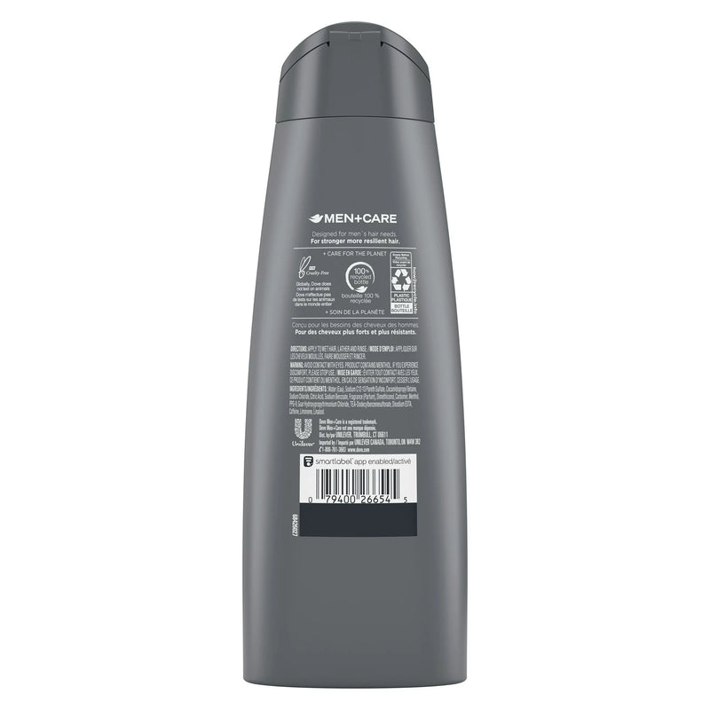 DOVE MEN+CARE FRESH&CLEAN SHAMPOO+ CONDITIONER 12 Oz