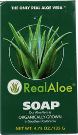Real Aloe Aloe Vera Soap Bar, 4.75 oz