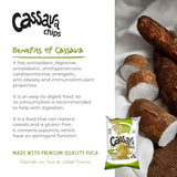 The Honest Price Store Cassava Chips, Salt & Lime, Gluten-Free Yuca Snack, 2.5 oz