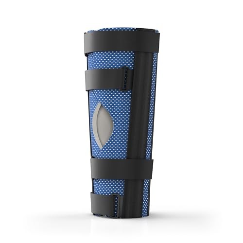 Actimove Professional Line Tri-Panel Foam Knee Immobilizer, Blue, 18 in