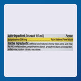 Major Extra Strength Acetaminophen Liquid, 500 mg, Pain Reliever & Fever Reducer, Aspirin Free, Cherry, 8 fl oz