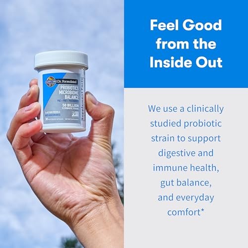 Garden of Life Dr. Formulated Microbiome Balance Probiotics 50 Billion CFU Capsules