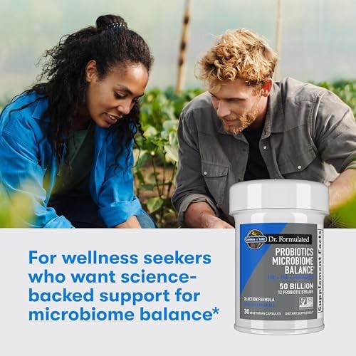 Garden of Life Dr. Formulated Microbiome Balance Probiotics 50 Billion CFU Capsules
