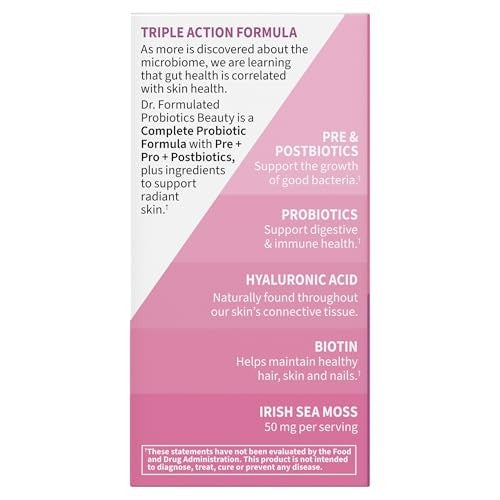 Garden of Life Dr. Formulated Beauty Probiotics with Biotin and Hyaluronic Acid Capsules