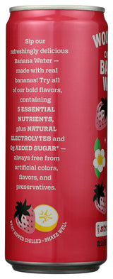 Woodstock Organic Banana Water with Strawberry, 11.2 fl oz