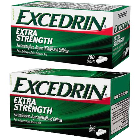 Excedrin Extra Strength Headache Pain Relief Caplets, 200 Count